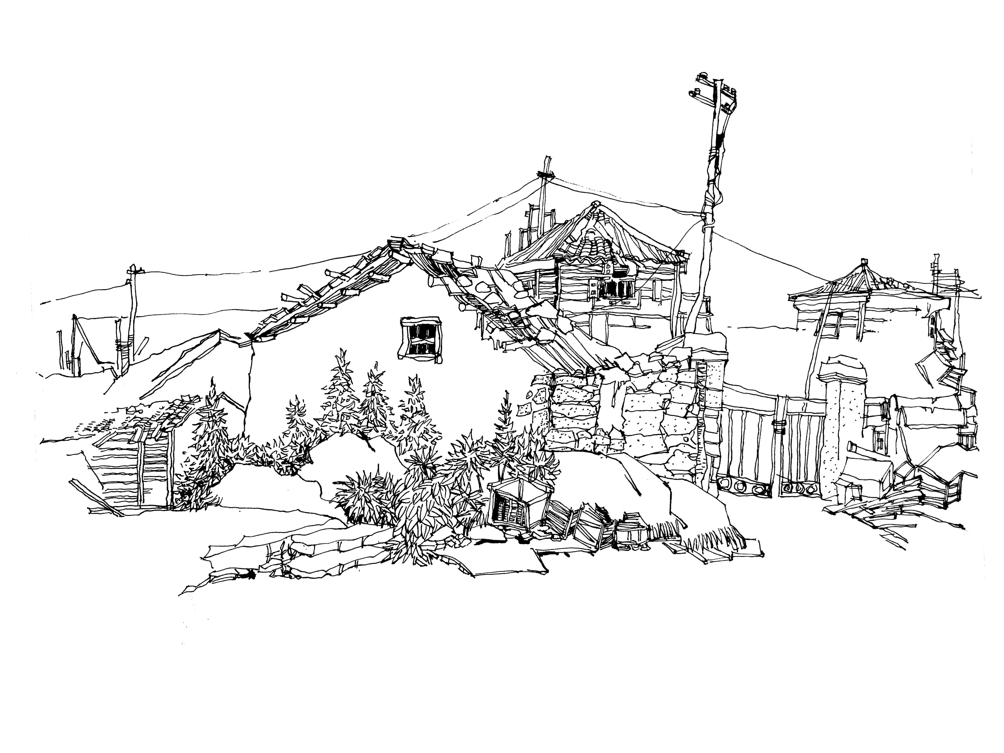 Spatial Pen Drawings