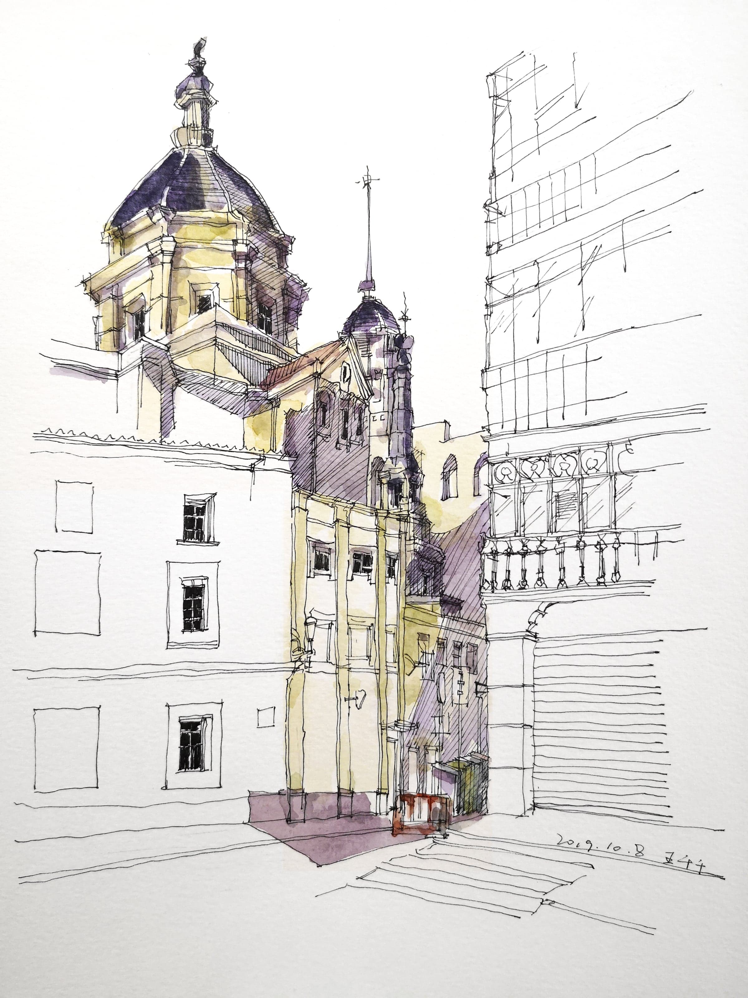Pen & Wash III