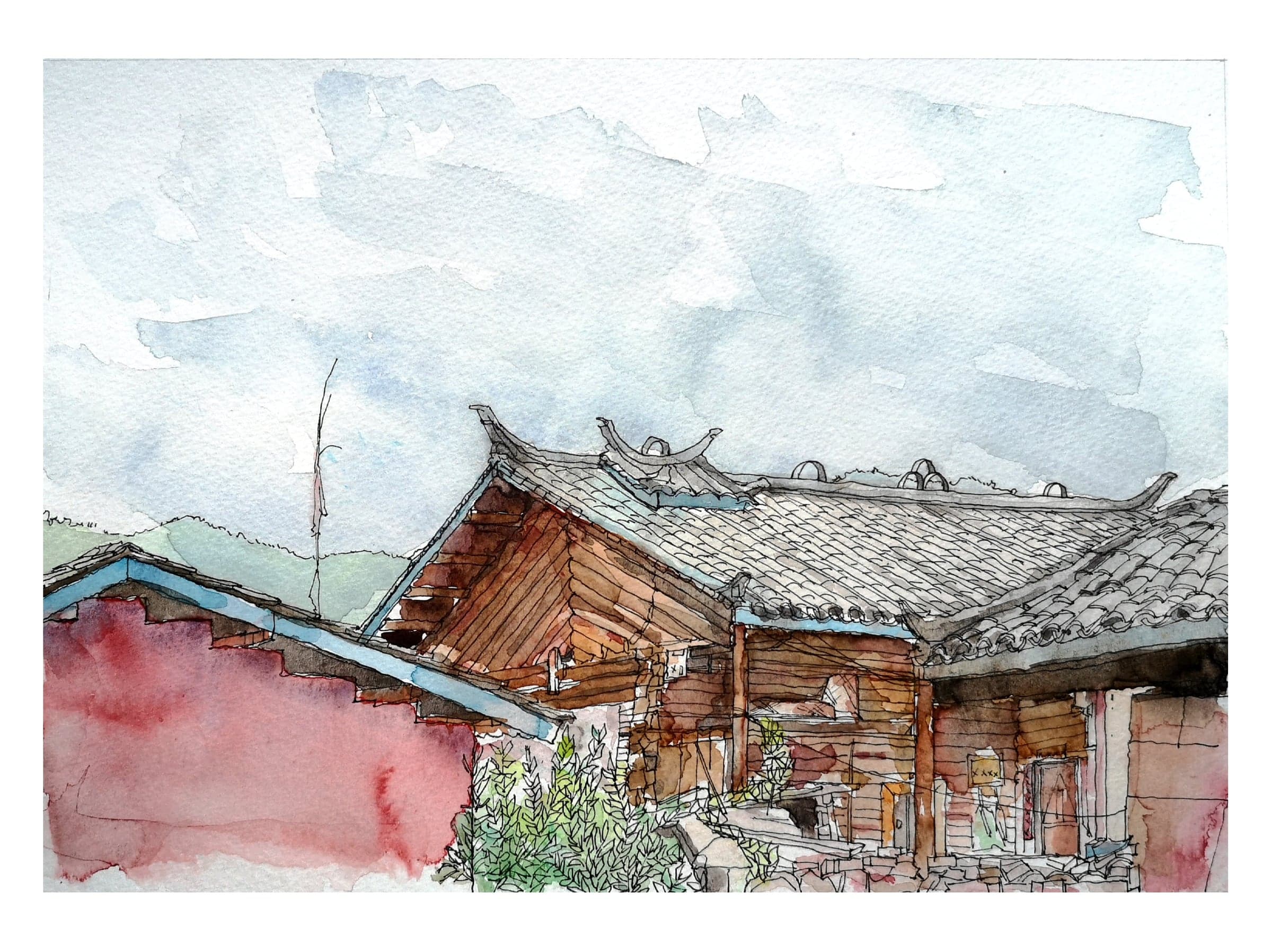 Pen & Wash IX